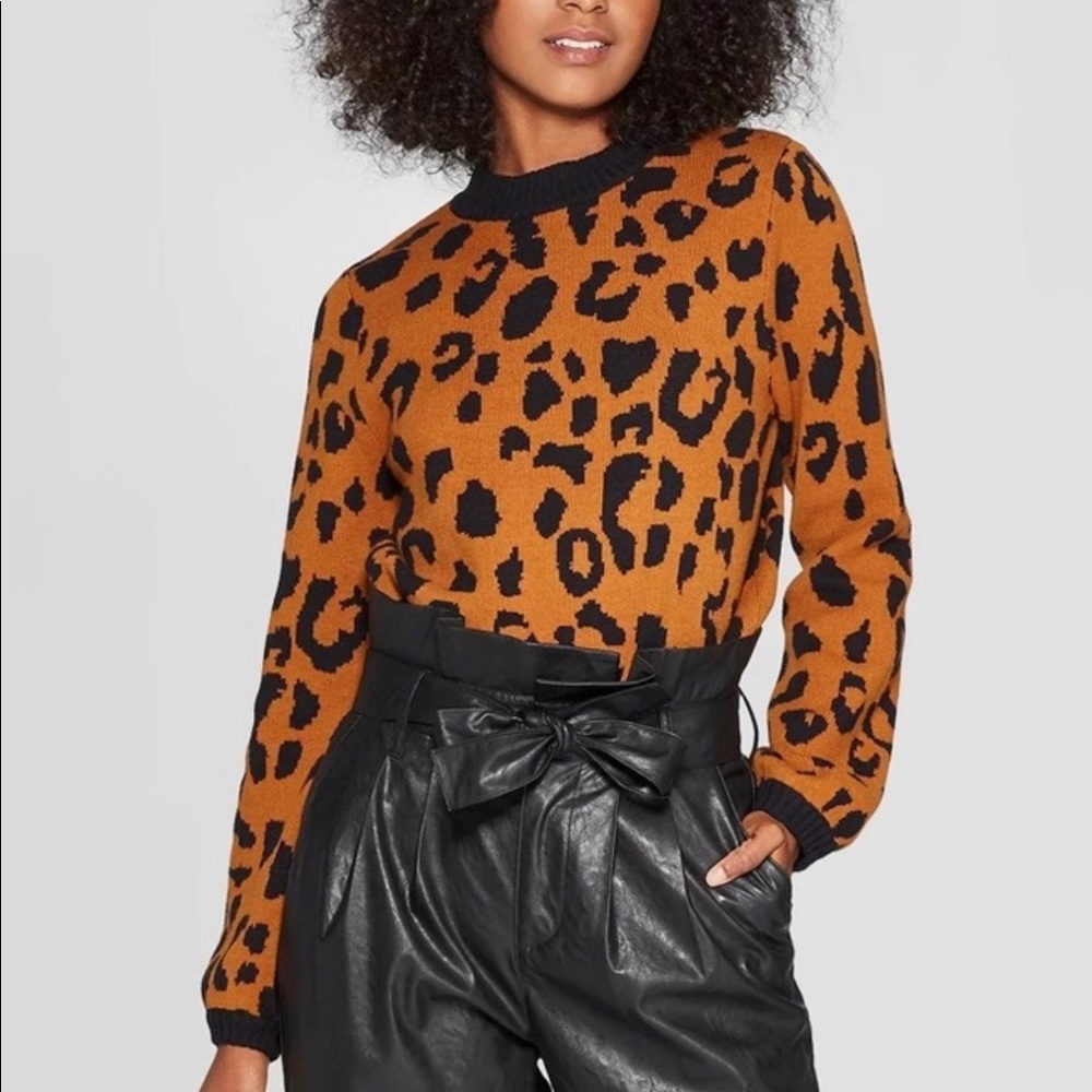 Cozy Leopard Sweater